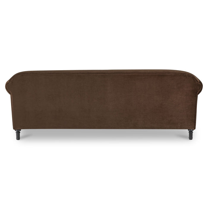 Harmony - Sofa Faux Mohair - Dark Brown