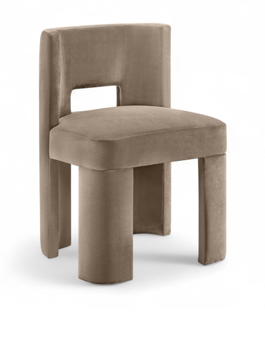 Zuno - Velvet Performance Fabric Upholstered Dining Chair (Set of 2)