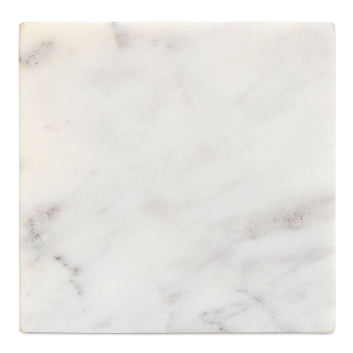 Cora - Cube Tabletop Accent - Purple / White Marble