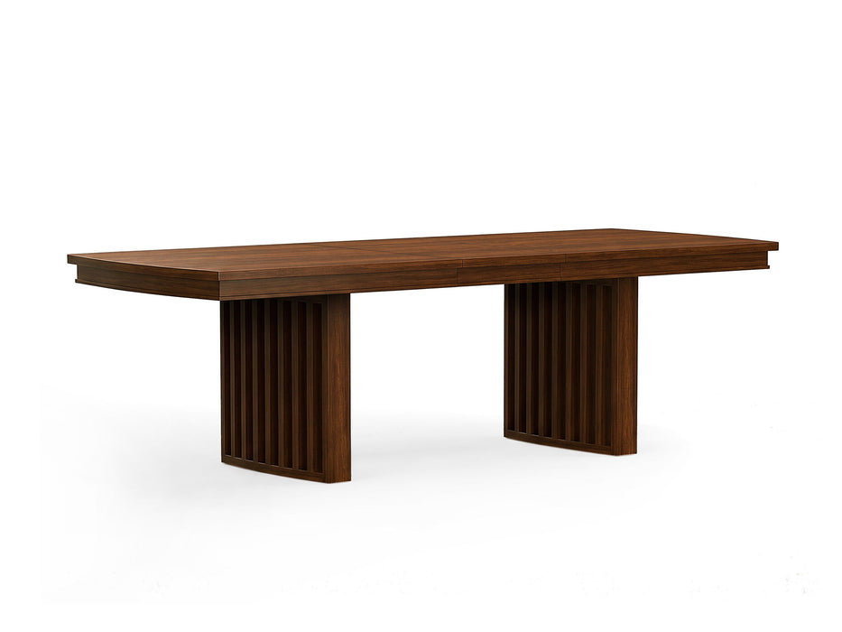 Reena - Extendable Trestle Dining Table Set
