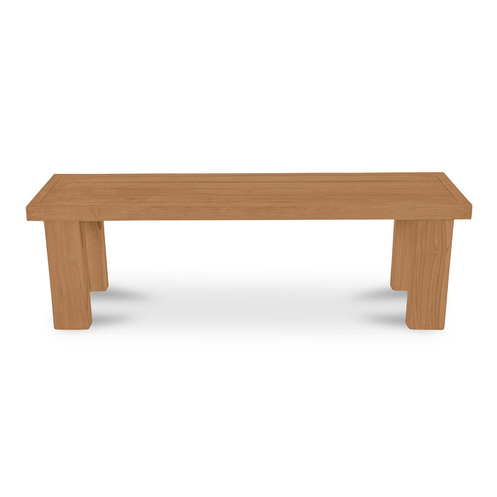 Marina - Outdoor Dining Bench - Light Brown