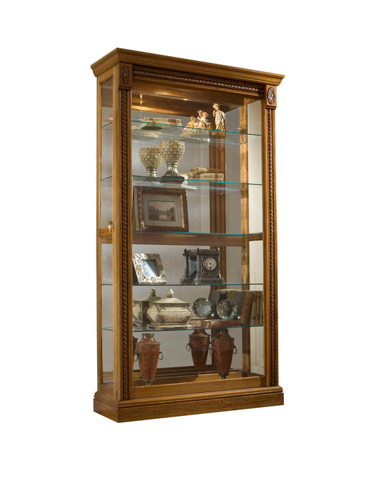 PFC Curios - Lighted Sliding Door 5 Shelf Curio Cabinet