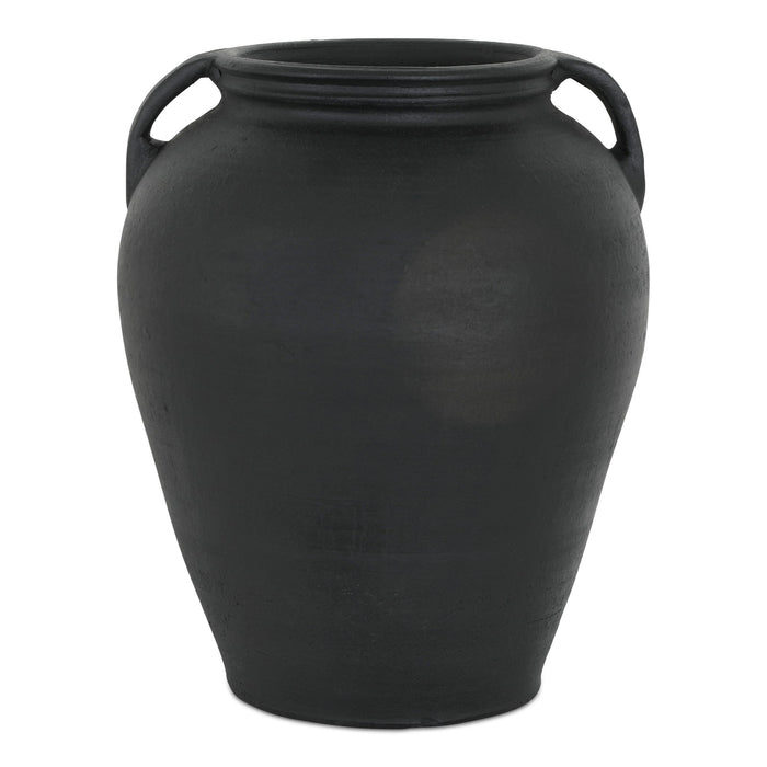 Jovi - Terracotta Vase - Black