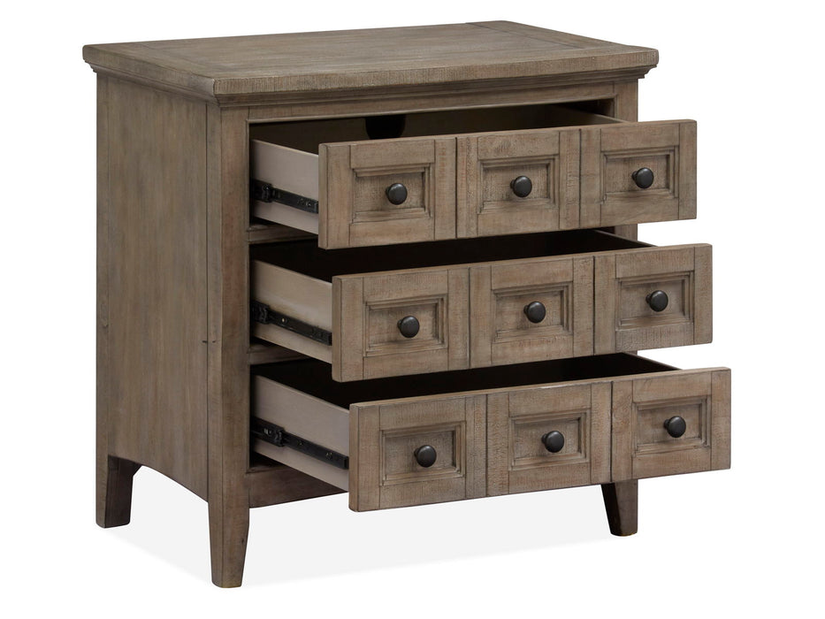 Paxton Place - Wood Drawer Nightstand - Dove Tail Grey