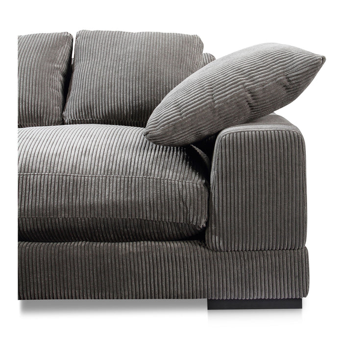 Plunge - Large Sectional - Charcoal