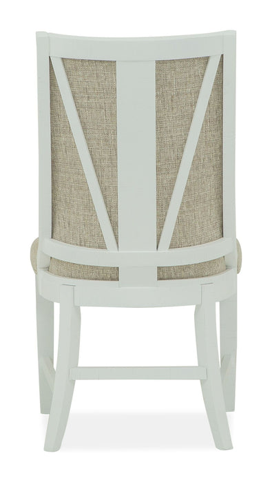 Heron Cove - Upholstered Host Side Chair (Set of 2) - Dark Brown