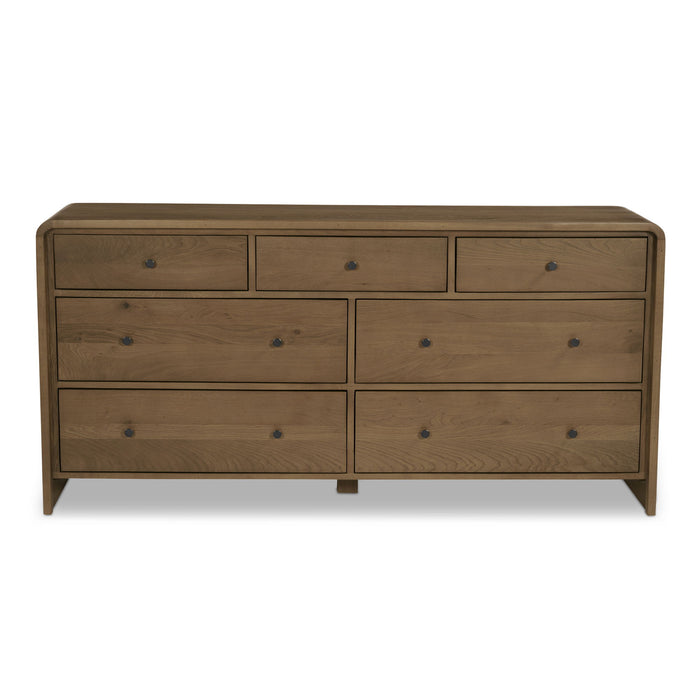 Riley - 7 Drawer Dresser - Oak