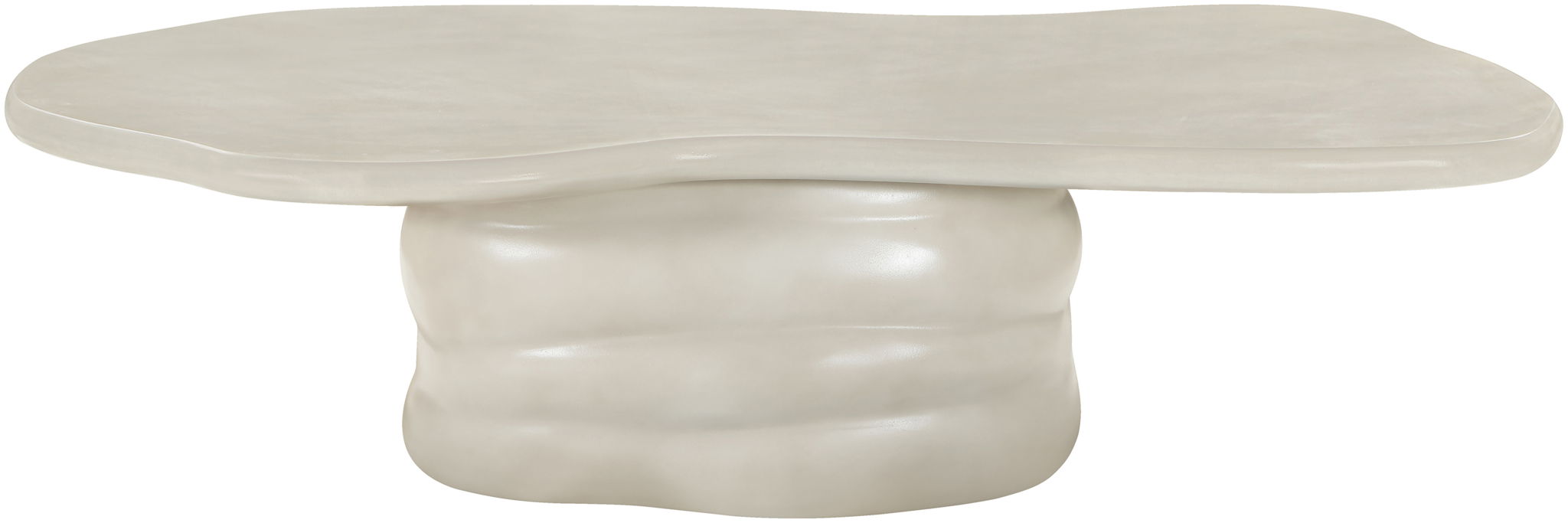 Branna - Concrete Coffee Table - Taupe