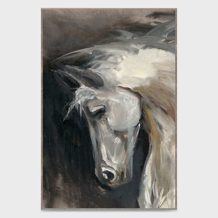 Dash - 30" x 40" Painting Art by Buddy Whitlock - Dark Gray