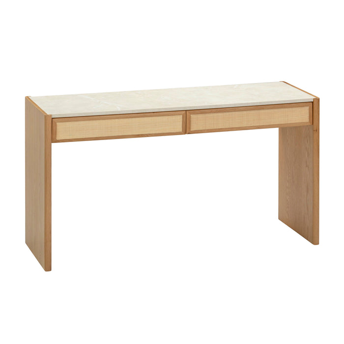 Paige - Console / Desk - Natural Oak