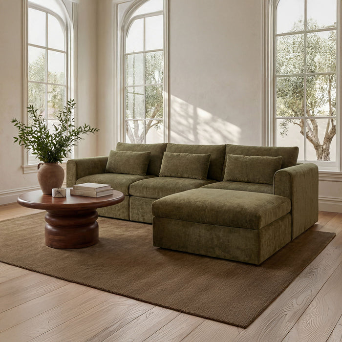 Swift - Slipper Chair - Dark Green
