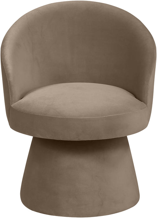 Selene - Upholstered Swivel Dining Chair