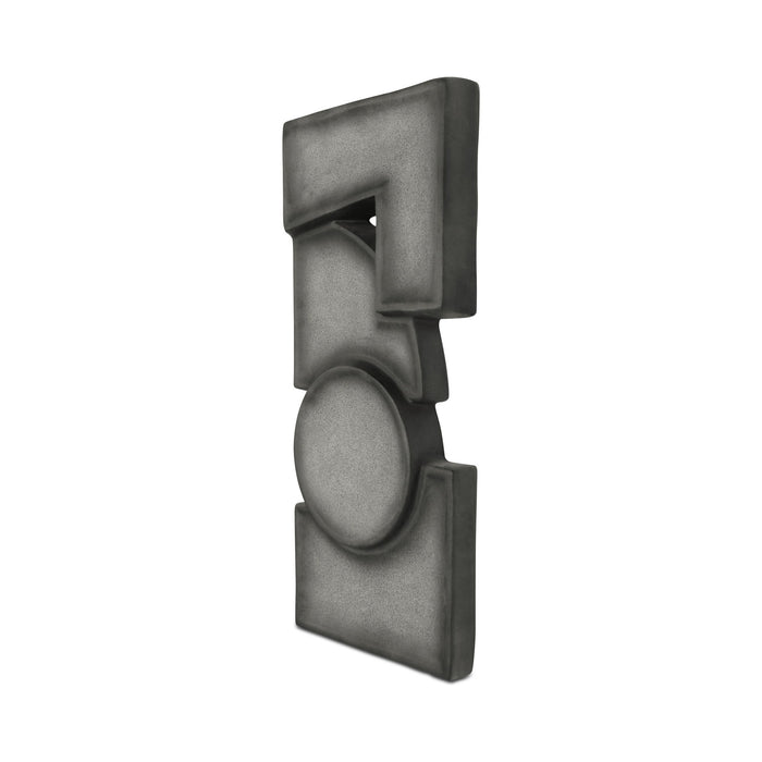Teo - Wall Sculpture - Charcoal