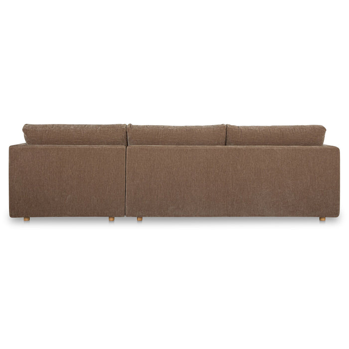 Bryn - Sectional Camel Right Stationary Sofa - Camel