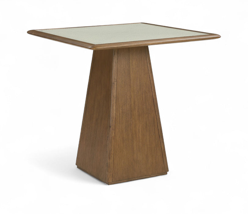 Atrium - Glass Top And Wood Base Dining Table