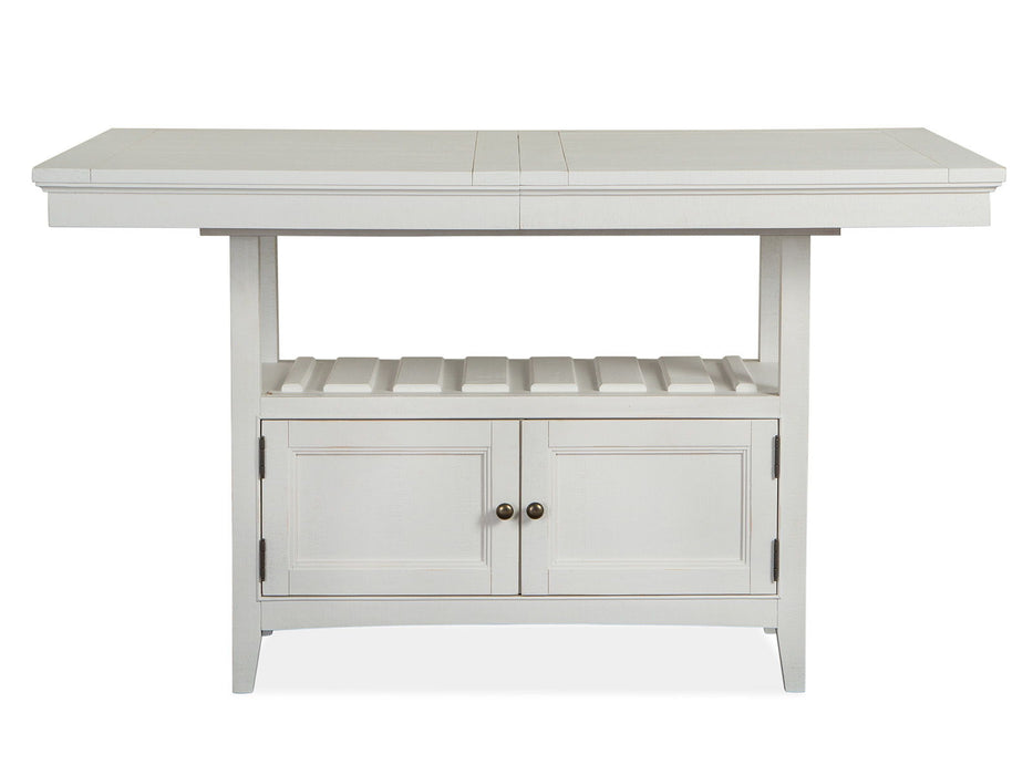 Heron Cove - Extendable Counter Height Dining Table Set