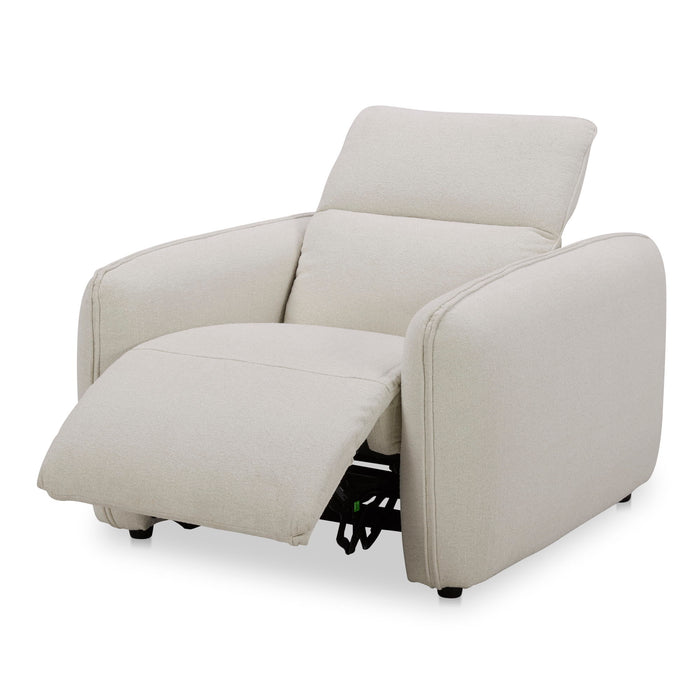 Eli - Power Recliner Chair - Warm White