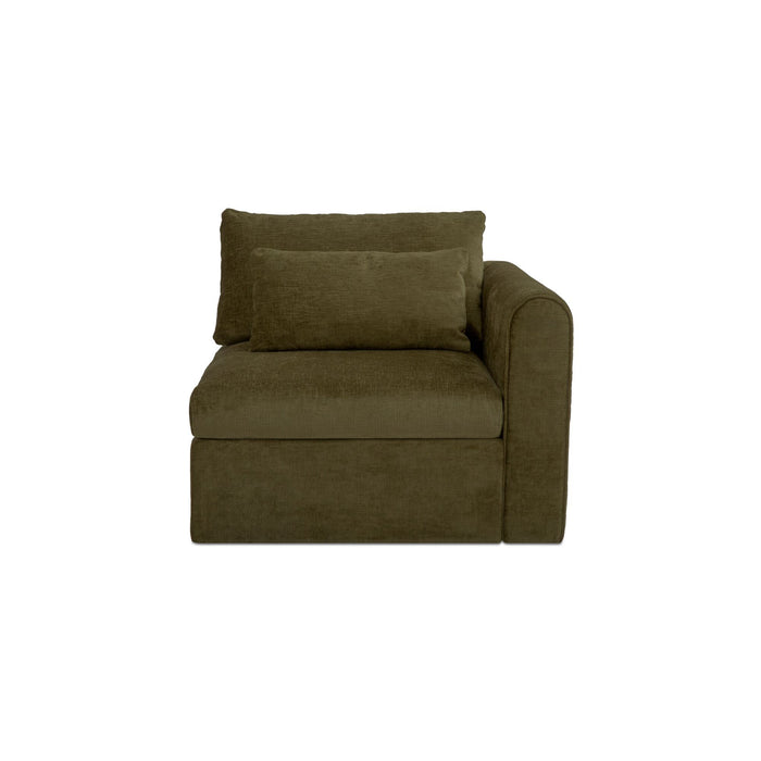 Swift - Right Arm Facing Chair - Dark Green
