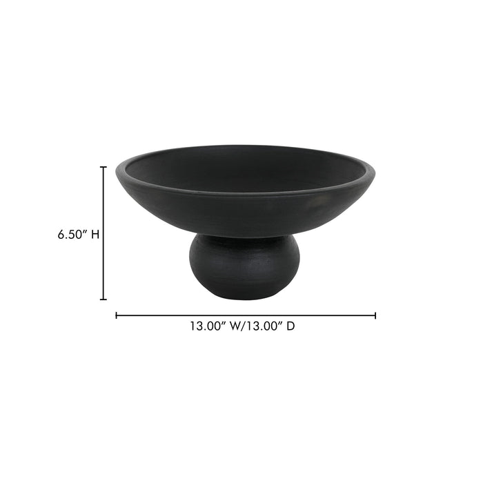 Asha - Decorative Bowl - Black Terracotta