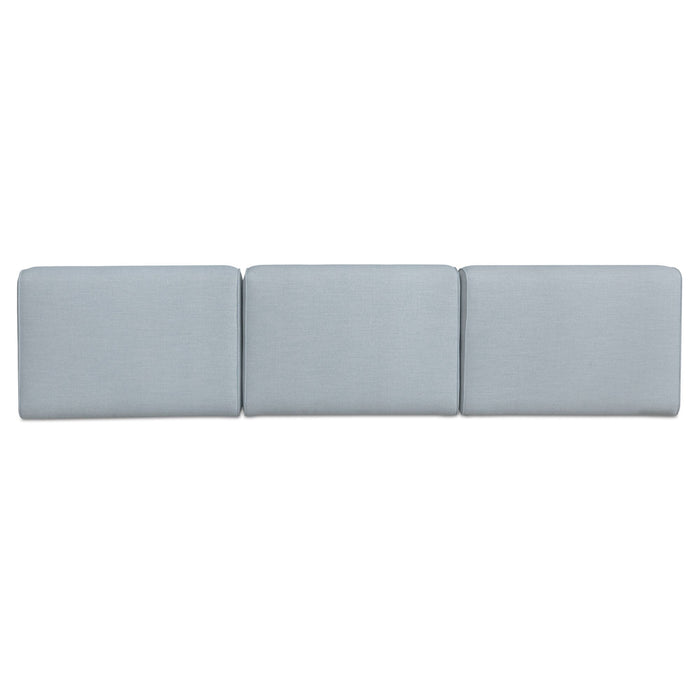 Sunseeker - 3 Piece Outdoor Sofa - Light Blue
