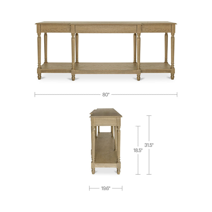 Martha - Console Table - Dark Brown