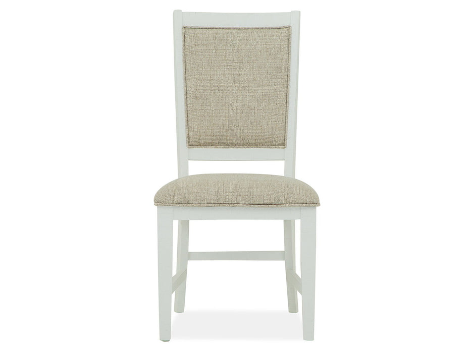 Heron Cove - Step Up Side Chair With Upholstered Seat & Back (Set of 2) - Chalk White