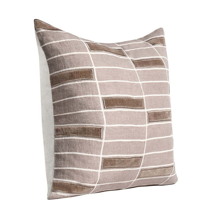 Modern Perspective - Breccia Pillow - Taupe