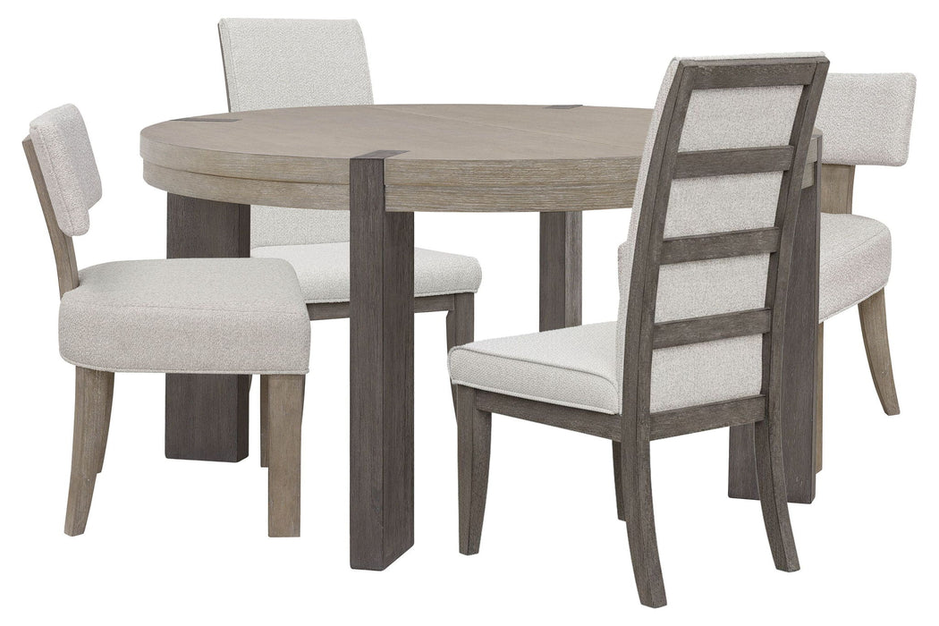 Anderson Park - Round Dining Table Set With Kilsmos Chairs