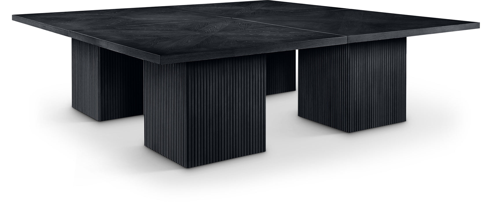 Belinda - Mid-Century Modern Modular Dining Table - Black