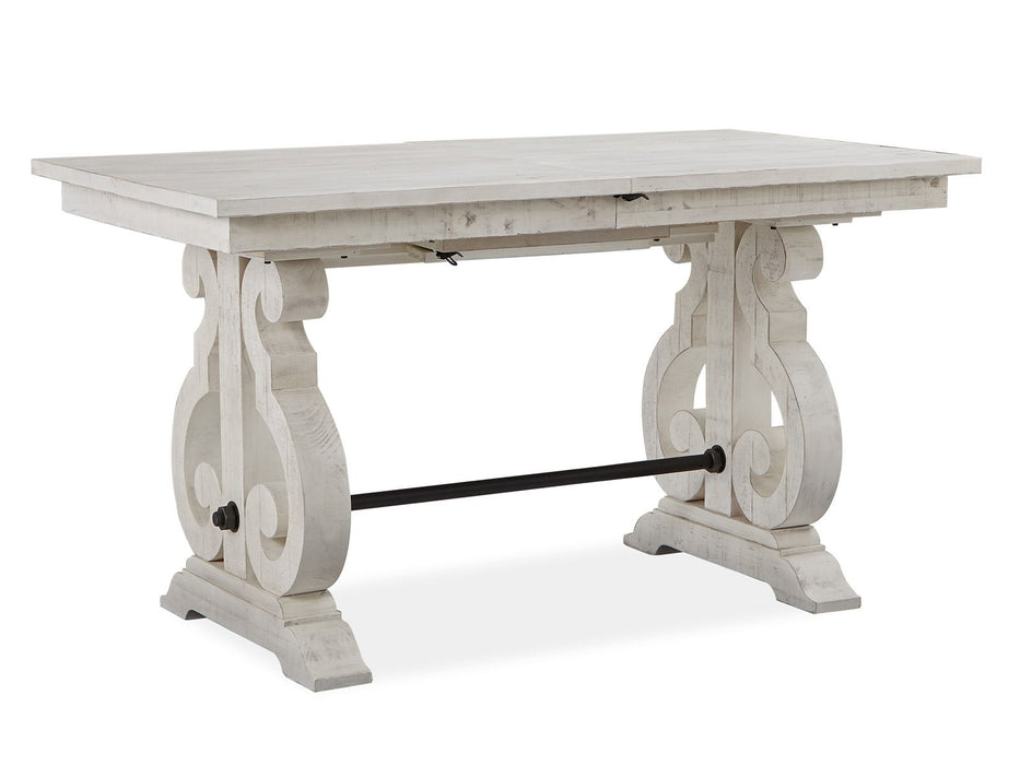 Bronwyn - Rectangular Counter Dining Table - Alabaster
