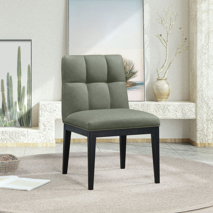 Adrian - Dining Side Chair (Set of 2) - Black Legs