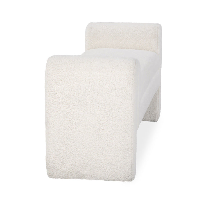 Ada - Bench - Ivory Fleece