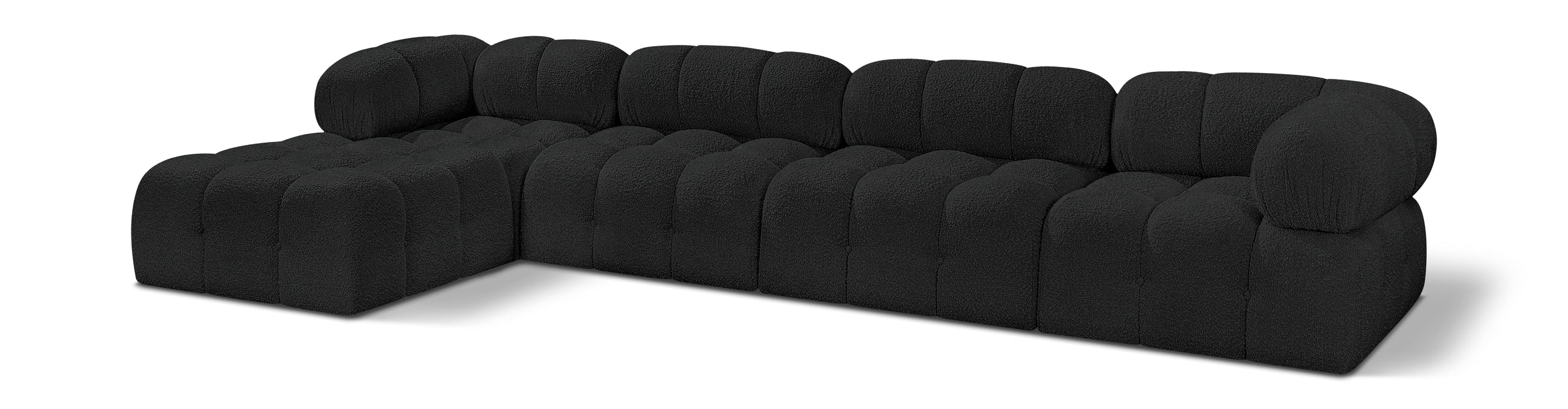 Ames - 5 Piece Fabric Modular Sectional