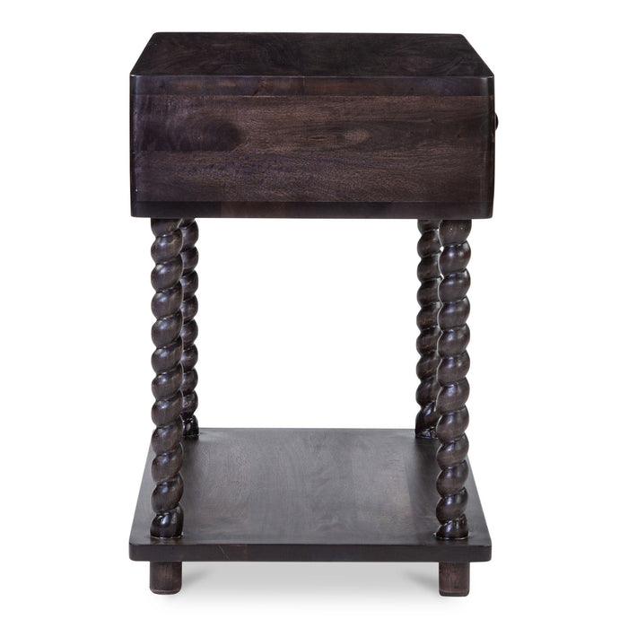 Tabitha - Nightstand - Dark Brown