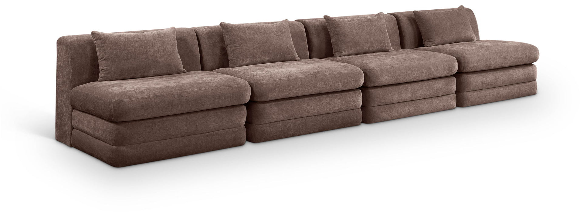 Stellar - 4 Piece Upholstered Modular Sectional