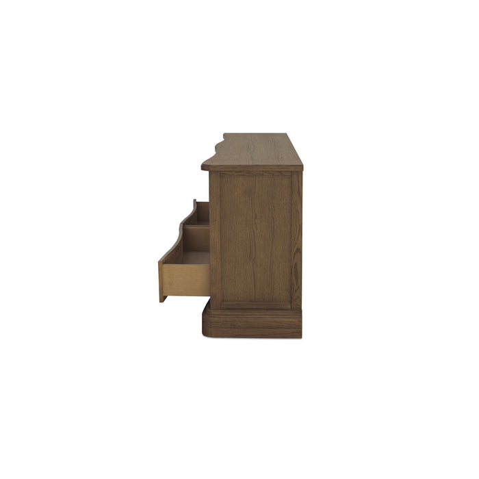 Clarence - 6 Drawer Dresser - Warm Brown