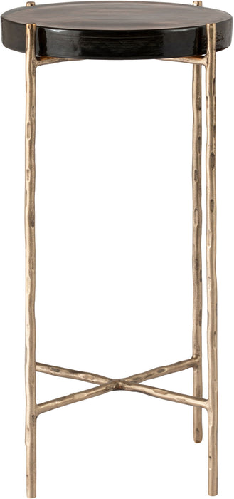 Vetra - Iron Base Bunching End Table - Brass