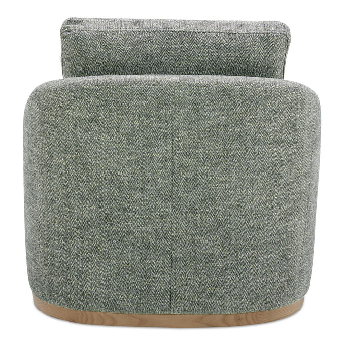 Linden - Swivel Chair - Slated Moss