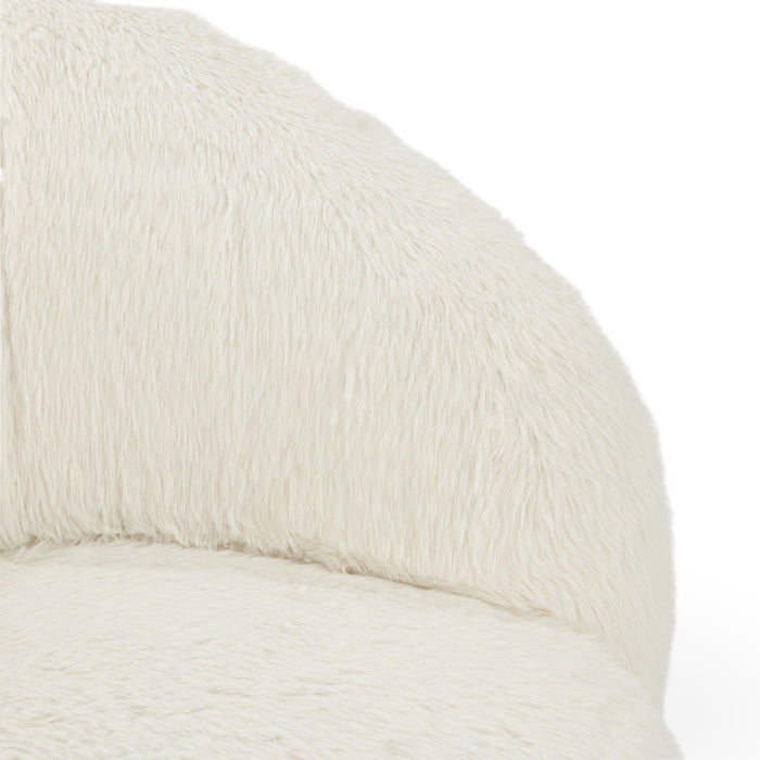 Adley - Plush Swivel Accent Chair