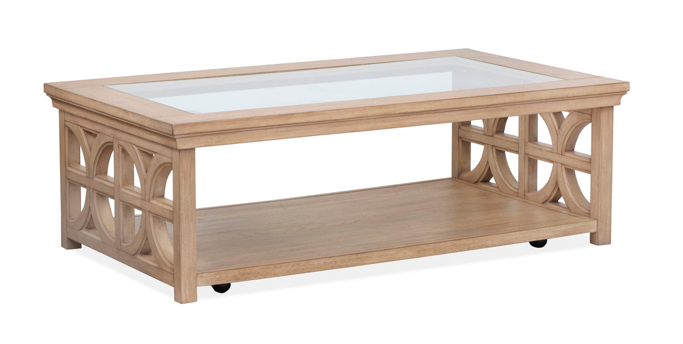 Coventry - Rectangular Shelf Cocktail Table Set
