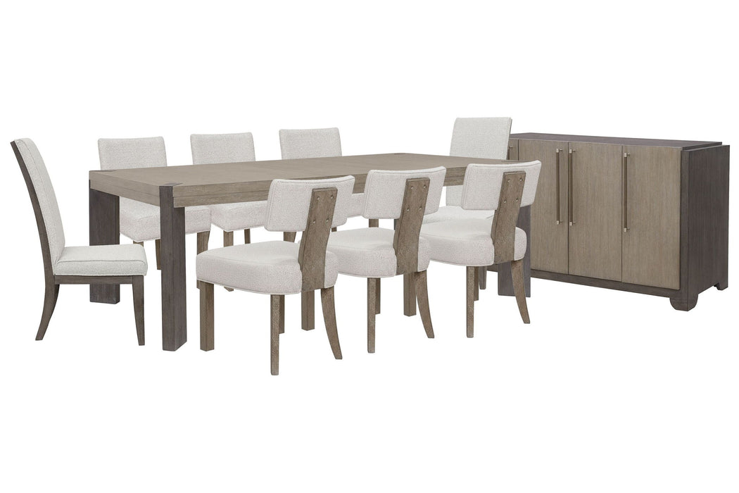 Anderson Park - Leg Dining Table Set With Klismos Chairs