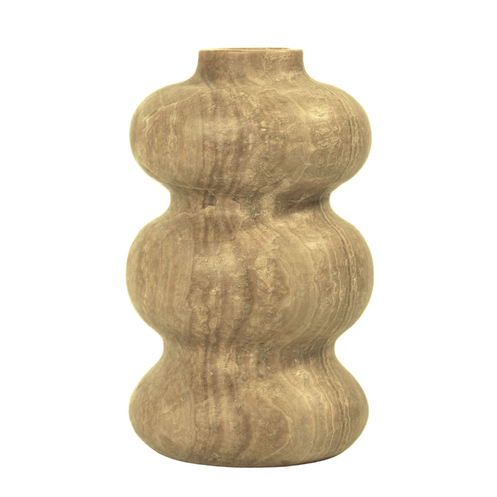 Marble Swell Vase - Dark Onyx