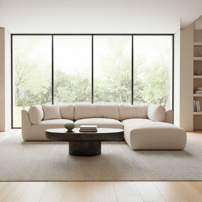 Matina - Classic L Modular Sectional - Oatmeal