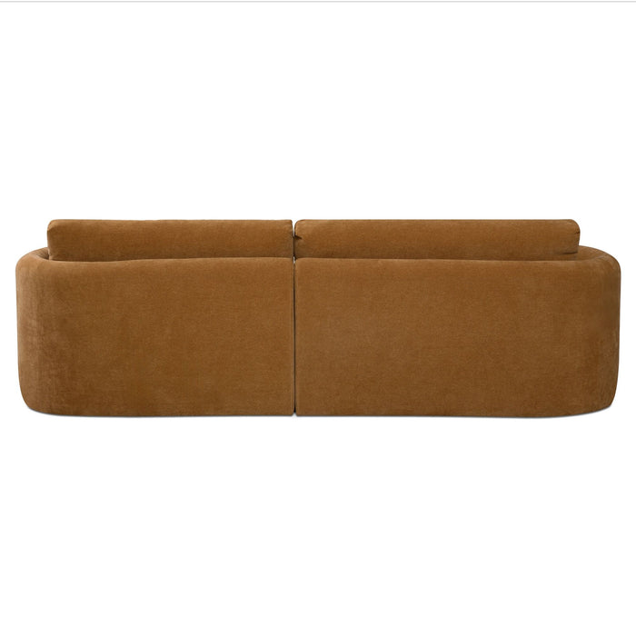 Emmy - Sectional Right - Ginger / Brown