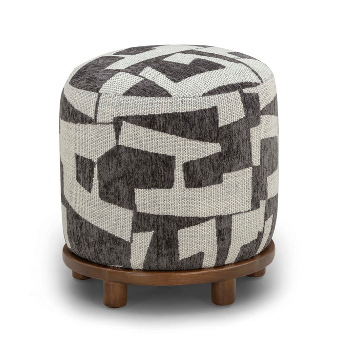 Bisou - Jacquard Ottoman
