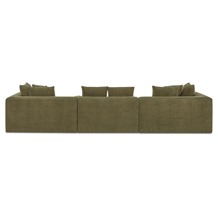 Davie - Lounge Modular Sectional - Olive