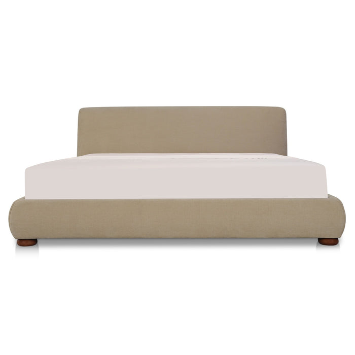 Beau - Queen Storage Bed - Warm Beige