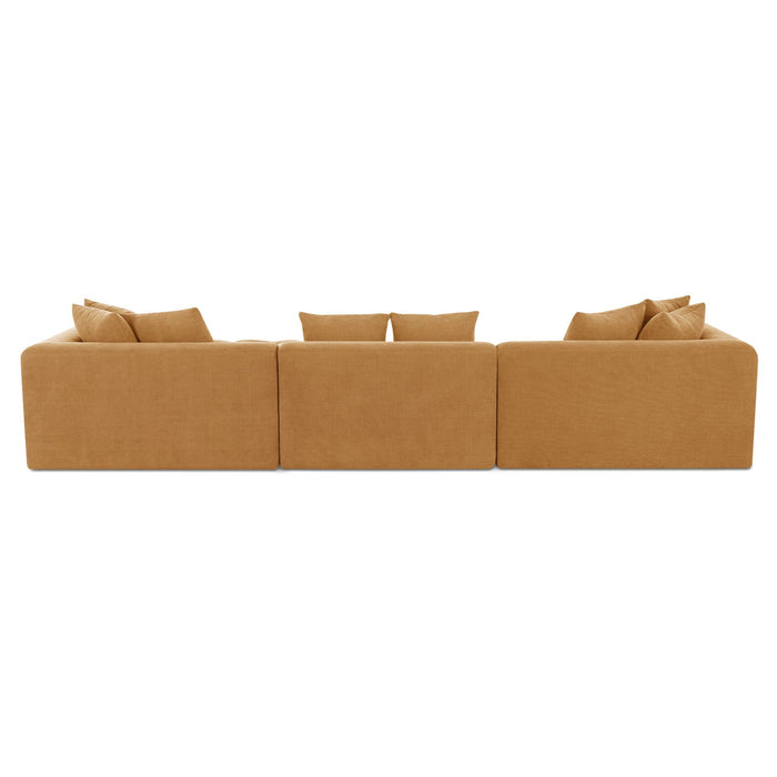 Davie - Lounge Modular Sectional - Golden Yellow