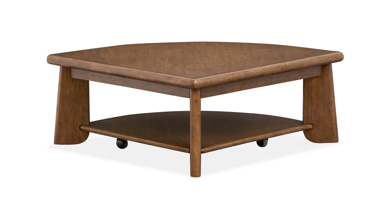 Tanner - Pie Shaped Lift Top Cocktail Table Set