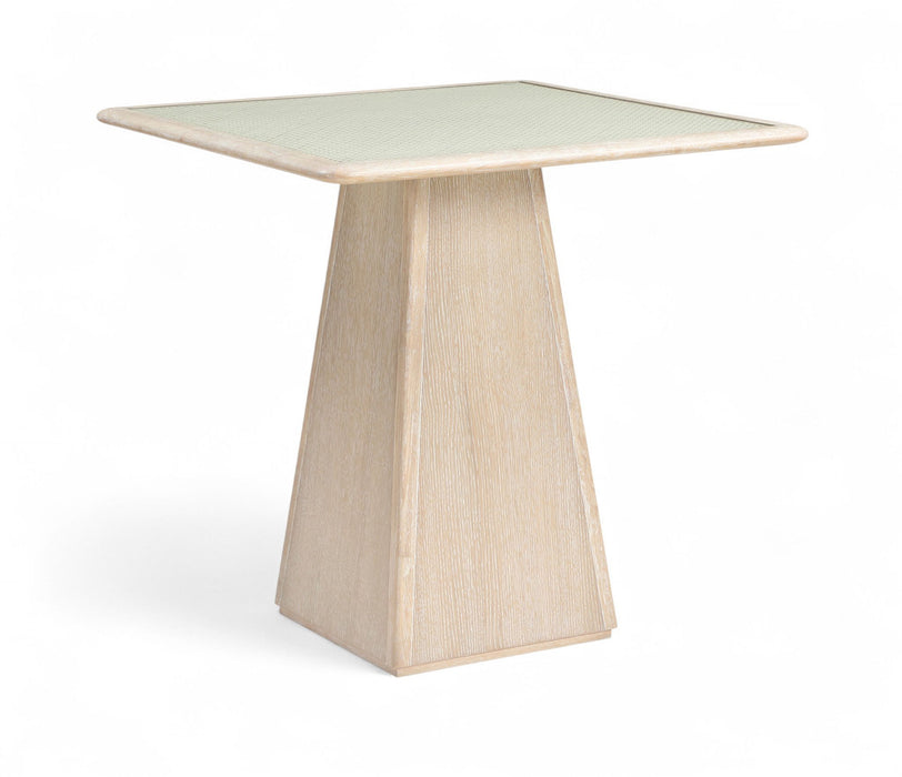 Atrium - Glass Top And Wood Base Dining Table